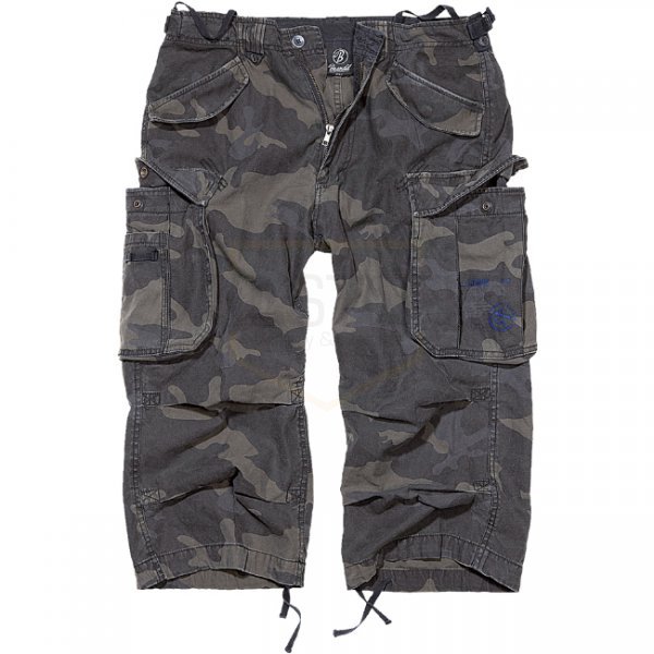 Brandit Industry Vintage 3/4 Shorts - Dark Camo - L