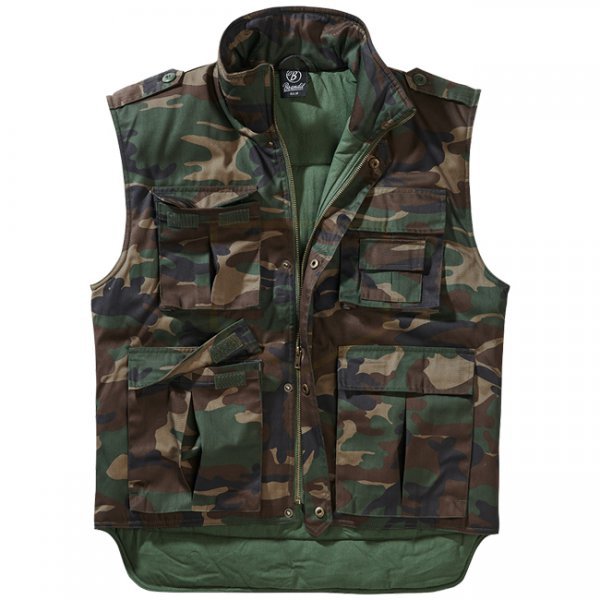 Brandit Ranger Vest - Woodland - L