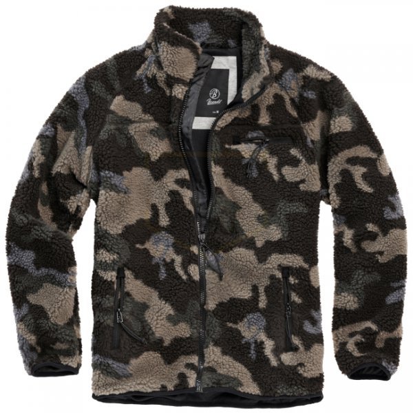 Brandit Teddyfleece Jacket - Dark Camo - M