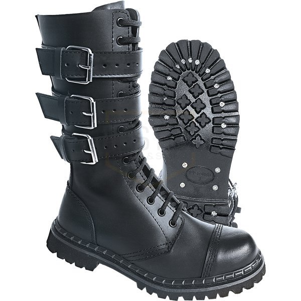 Brandit Phantom Boots 3-Buckle - Black - 43