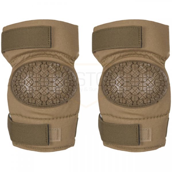 ALTA Contour Elbow Protectors 360 Vibram Cap - Coyote