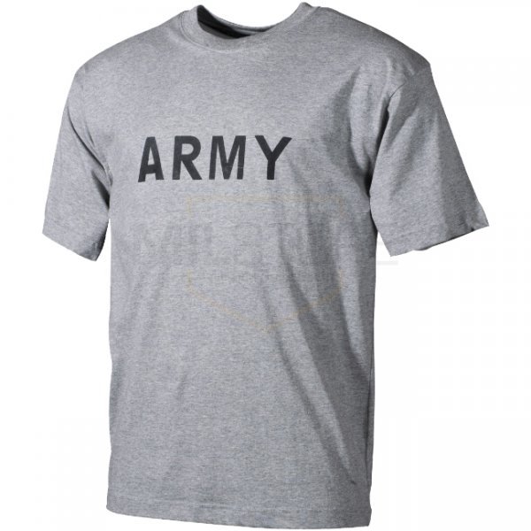 MFH Army Print T-Shirt - Grey - 2XL