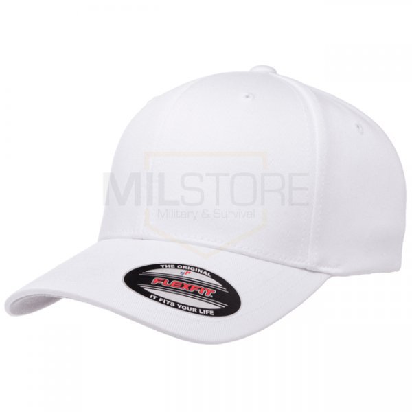 Flexfit Wooly Combed Cap - White S/M