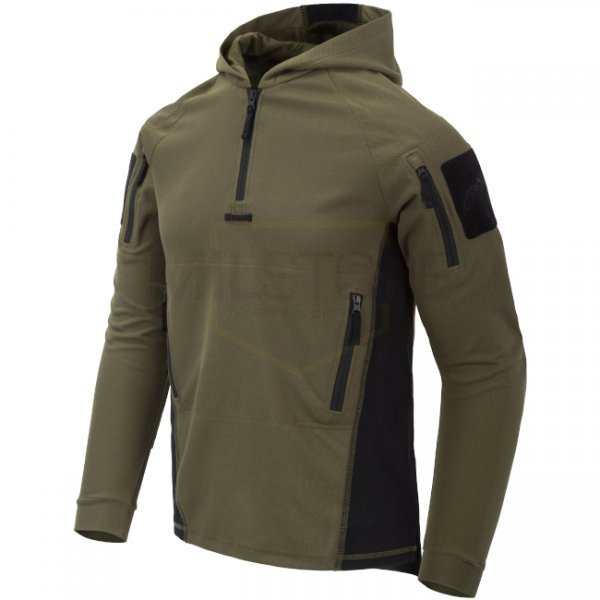 Helikon Range Hoodie TopCool - Olive Green / Black - L