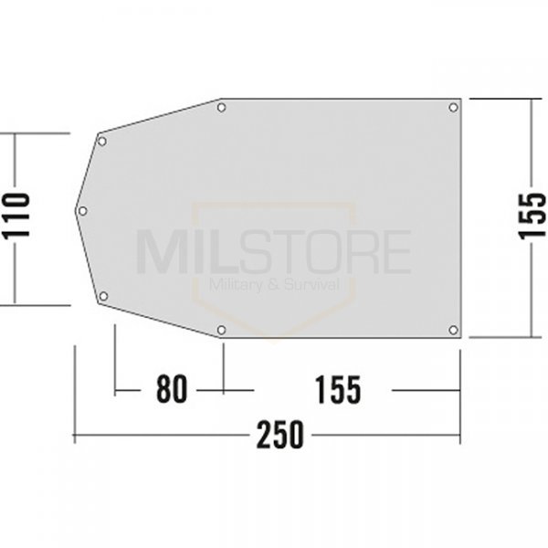 Tatonka Tent Ground Sheet 250x155cm