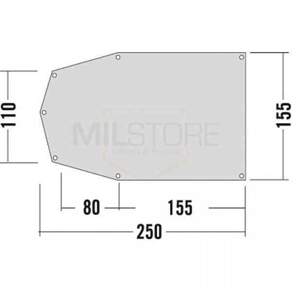 Tatonka Tent Ground Sheet 255x155cm