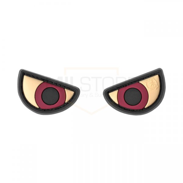 JTG Angry Eyes Rubber Patch - Color