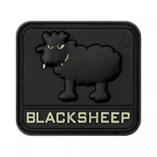 JTG Black Sheep Rubber Patch - Glow in the Dark