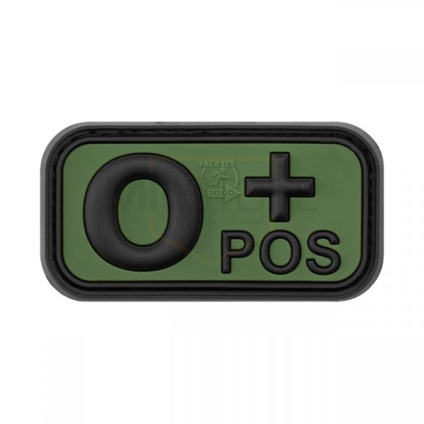 JTG Bloodtype Rubber Patch 0 Pos - Forest