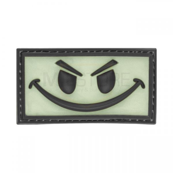 JTG Evil Smile Rubber Patch - Glow Back