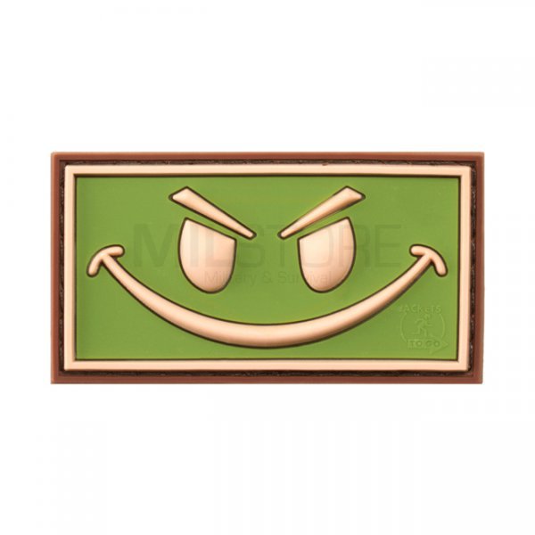 JTG Evil Smile Rubber Patch - Multicam