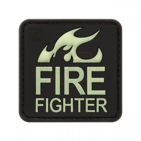 JTG Fire Fighter Rubber Patch - Glow in the Dark