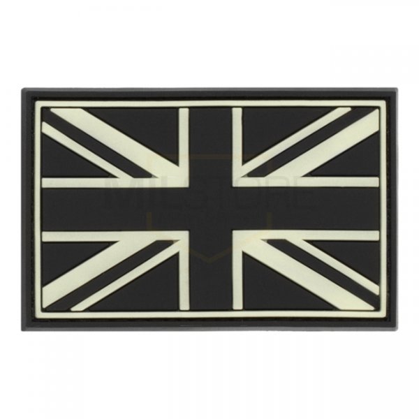 JTG Great Britain Rubber Patch - Glow in the Dark