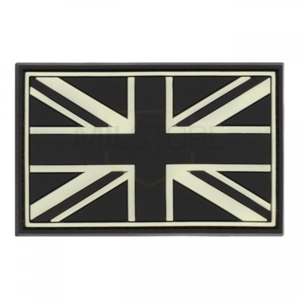 JTG Great Britain Rubber Patch - Glow in the Dark