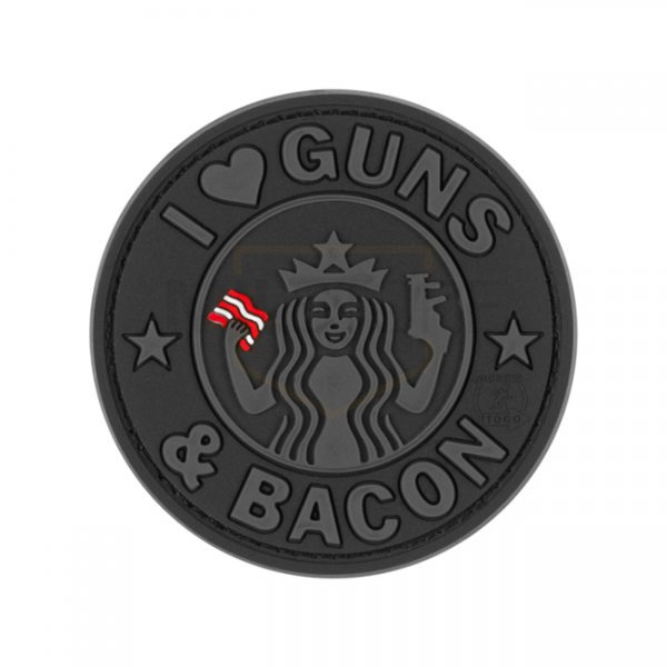 JTG Guns and Bacon Rubber Patch - Blackops
