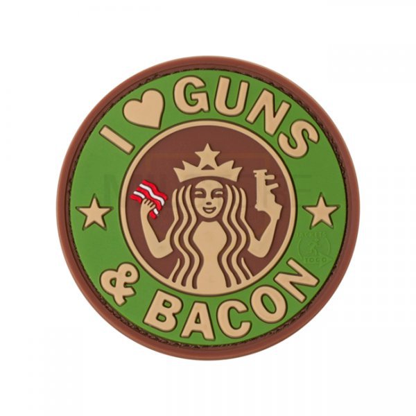 JTG Guns and Bacon Rubber Patch - Multicam