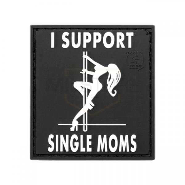 JTG I Support Single Mums Rubber Patch - Swat