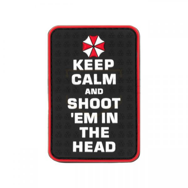 JTG Keep Calm and Shoot Rubber Patch - Color