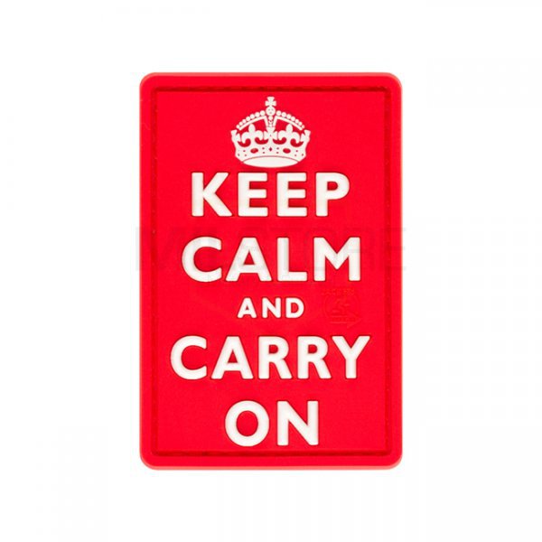 JTG Keep Calm Rubber Patch - Color