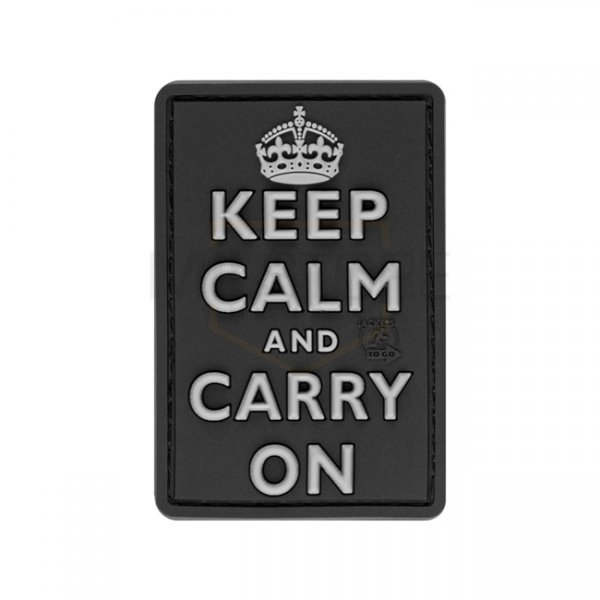 JTG Keep Calm Rubber Patch - Swat