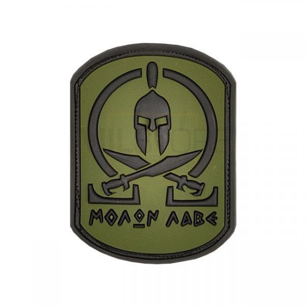 JTG Molon Labe Rubber Patch - Forest