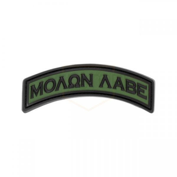 JTG Molon Labe Tab Rubber Patch - Forest