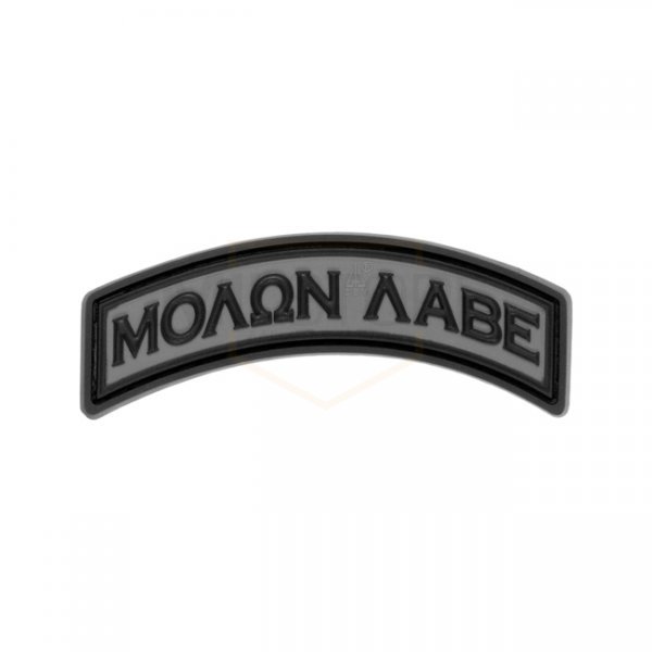 JTG Molon Labe Tab Rubber Patch - Olive