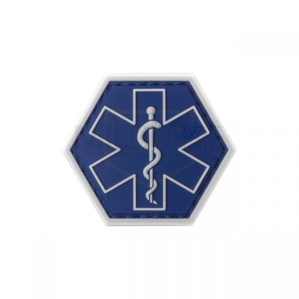 JTG Paramedic Hexagon Rubber Patch - Blue