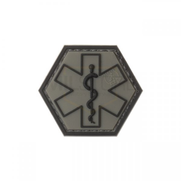 JTG Paramedic Hexagon Rubber Patch - Ranger Green