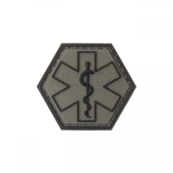 JTG Paramedic Hexagon Rubber Patch - Ranger Green