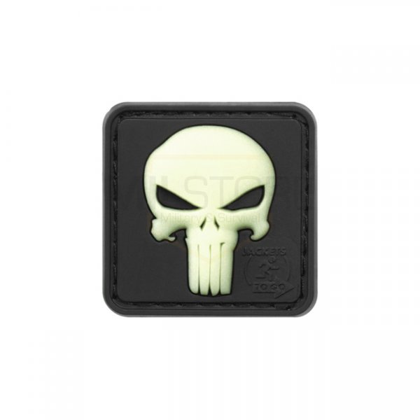 JTG Punisher Rubber Patch - Glow in the Dark