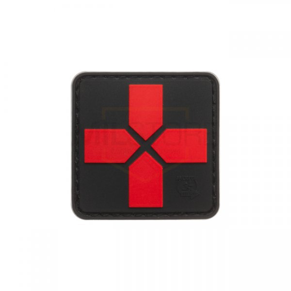 JTG Red Cross Rubber Patch 40mm - Blackmedic