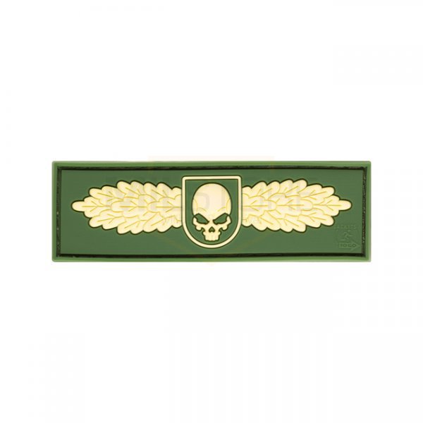 JTG SOF Skull Badge Rubber Patch - Color