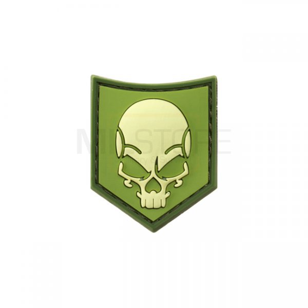 JTG SOF Skull Rubber Patch - Forest