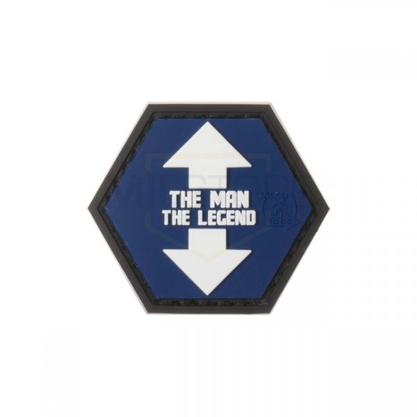 JTG The Man The Legend Rubber Patch - Color