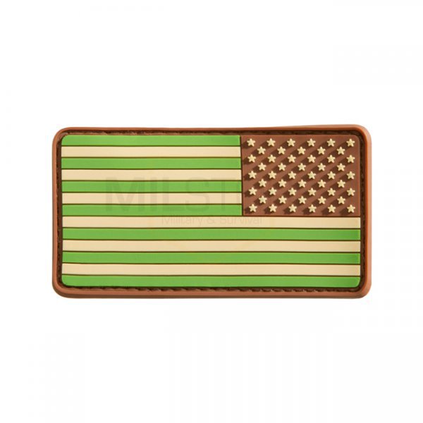 JTG US Flag Rubber Patch Reversed - Multicam