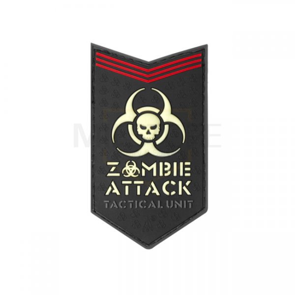 JTG Zombie Attack Rubber Patch - Glow in the Dark