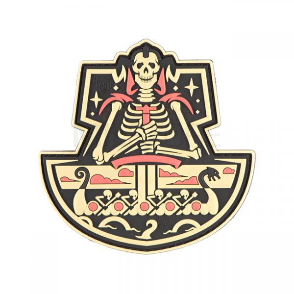 JTG Ghost Ship Skull Rubber Patch - Desert