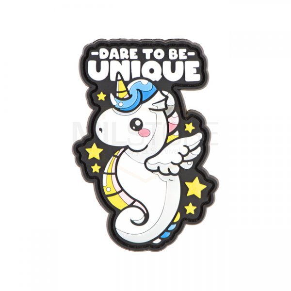 JTG Dare To Be Unique Rubber Patch - Color