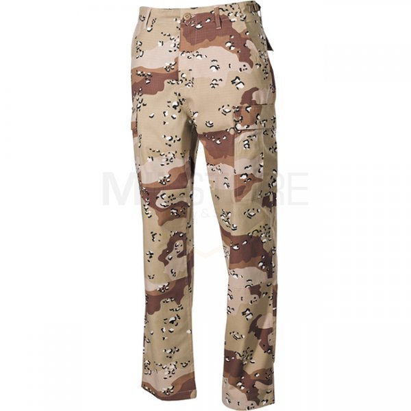 MFH BDU Combat Pants Ripstop - 6-Color Desert - L
