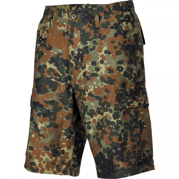 MFH BW Bermuda Shorts Side Pockets - Flecktarn - L
