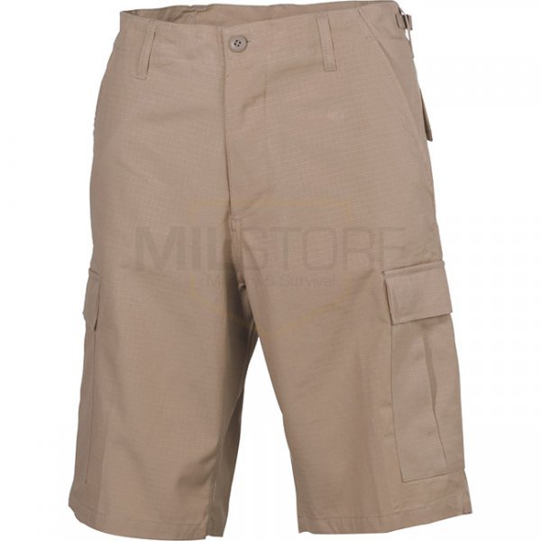 MFH US Bermuda Shorts Ripstop - Khaki - S