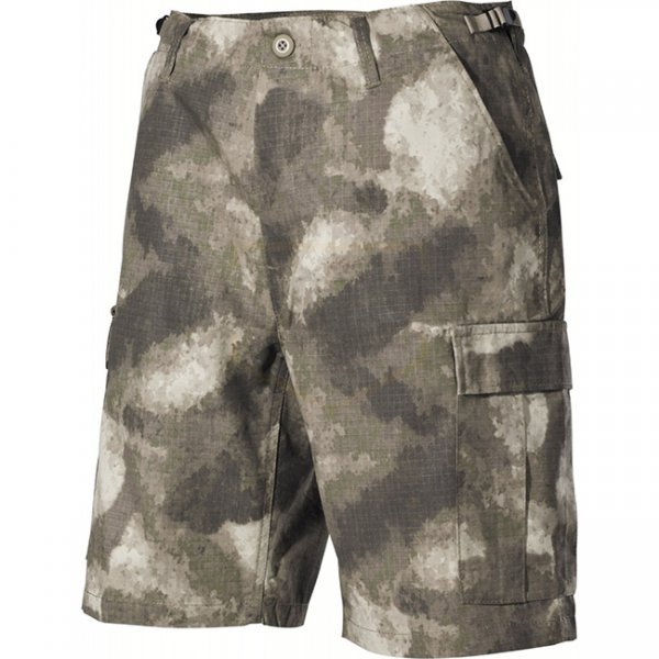 MFH US Bermuda Shorts Ripstop - HDT Camo - M