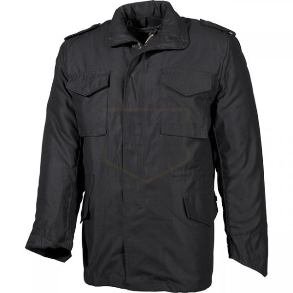 MFH US Field Jacket M65 Lined - Black - XL