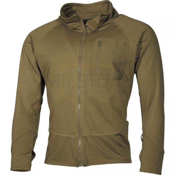 MFH US Tactical Baselayer Jacket - Coyote - 2XL