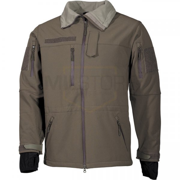 MFHHighDefence HIGH DEFENCE Soft Shell Jacket - Olive - XL