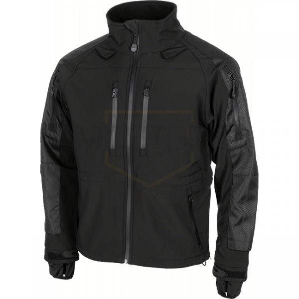 MFH PROTECT Soft Shell Jacket - Black - S