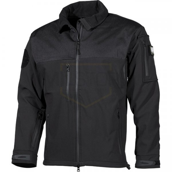 MFHHighDefence AUSTRALIA Soft Shell Jacket - Black - L