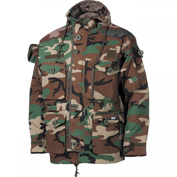 MFHHighDefence SMOCK Commando Jacket Ripstop - Woodland - S