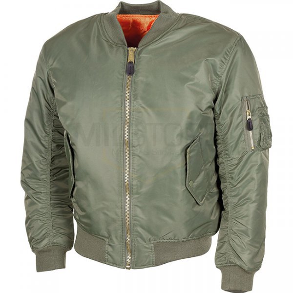 MFH US MA1 Pilot Jacket - Olive - L